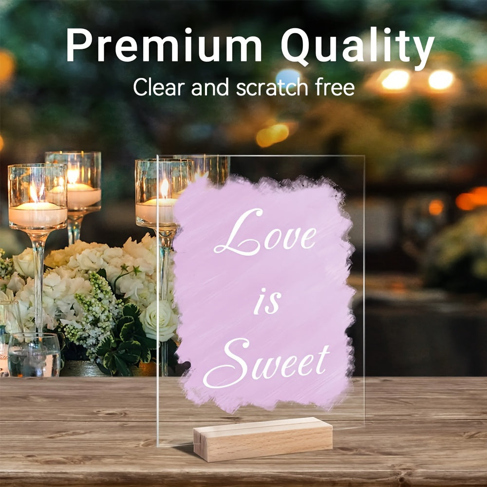 30.48×45.72cm PET Sheets, Transparent Clear Flexible Plastic Acrylic Sheet Panels for Craft, Picture Frames, Sign Blank, DIY Display Project