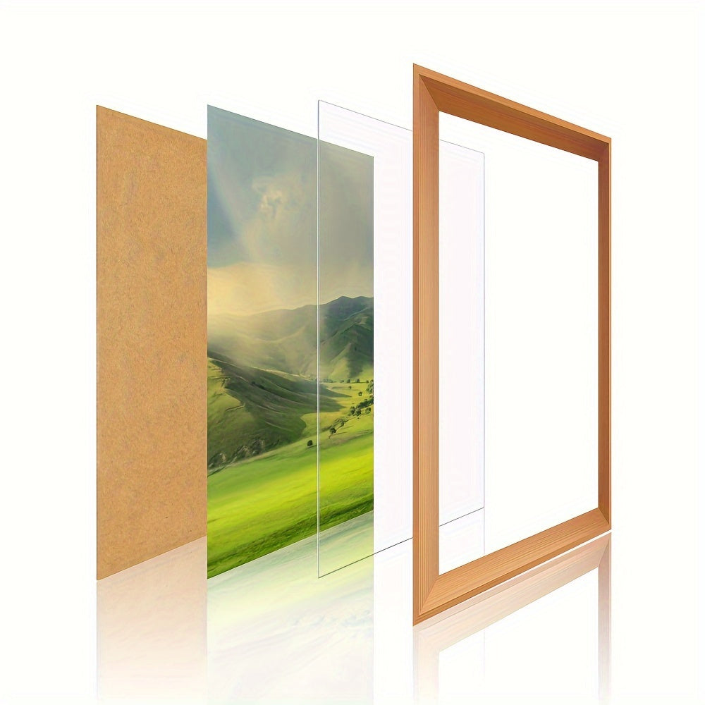 30.48×45.72cm PET Sheets, Transparent Clear Flexible Plastic Acrylic Sheet Panels for Craft, Picture Frames, Sign Blank, DIY Display Project