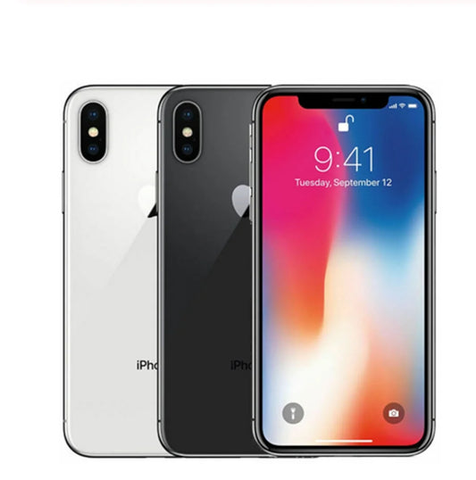 Genuine Apple iPhone X 64GB 256GB ROM Original 5.8" OLED Face ID A11 Hexa Core Unlocked 4G LTE Mobile Phone iPhoneX