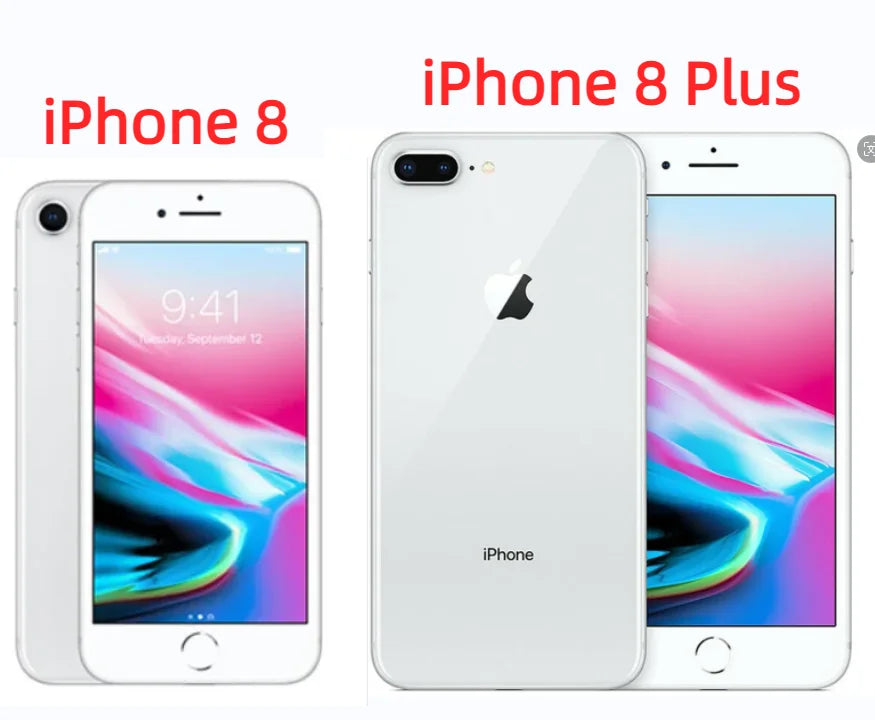 iPhone 8/iPhone8 Plus 8P 4.7'/5.5' Original Retina IPS LCD RAM 3GB ROM 64/256GB Hexa Core 12MP Fingerprint iOS 4G LTE Phone