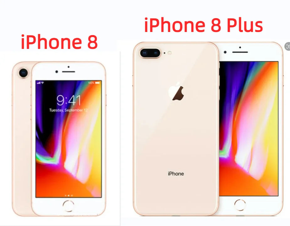 iPhone 8/iPhone8 Plus 8P 4.7'/5.5' Original Retina IPS LCD RAM 3GB ROM 64/256GB Hexa Core 12MP Fingerprint iOS 4G LTE Phone